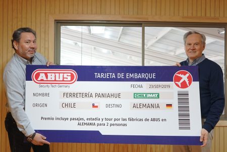 GANADOR PREMIO MAYOR EXPO FERRETERA CHILEMAT 2018